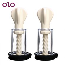 OLO 1 Pair Electric Shock Nipple Sucker Clitoris Massager Nipple Clamps Pump Breast Enlarger Full Body Massager Sex Toys 2024 - buy cheap