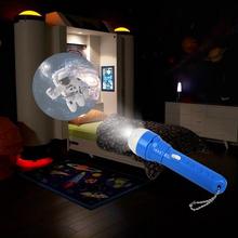 Lanterna projetora de brinquedo para crianças, luz noturna com led luminoso para projetores de andares de cama 2024 - compre barato
