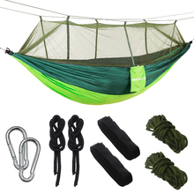 1-2 Person Outdoor Camping Hammock Mosquito Net Hammock Portable Furniture Ultralight Camping Hammock Hanging Sleeping Bed Swing 2024 - buy cheap