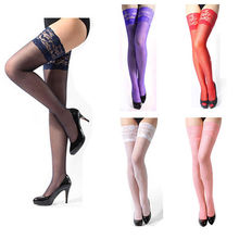 Sexy Lingerie Women Underwear Leggings Lace Top Sheer Stay Up Thigh High Stockings Pantyhose Womens Sexy Stocking Ultra Thin 2024 - buy cheap