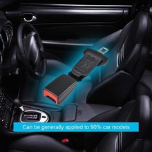 1PCS Car Safety Child Seat Belt Buckle Extension Clip Belt Alarm Stopper Universal Auto Automatic D-type With Safety Buckle 2024 - buy cheap
