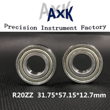 2021 venta limitada Axk 1 Uds R20zz rodamiento rígido de bolas 31,75x57,15x12,7mm pulgadas miniatura Abec-3 2024 - compra barato