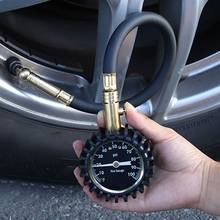 Universal Car Tire Pressure Gauge Sensor Copper Valve Tube Auto Motorcycle Tire Pressure Gauge Meter Can Deflate Car Repair Tool 2024 - buy cheap