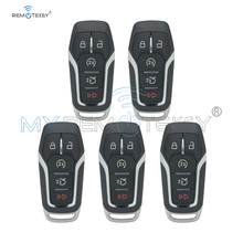 Remtekey 5pcs Smart key case 5 button 164-R7989 for Ford Edge Explorer Fusion 2015 2016 2017 M3N-A2C31243300 remote Key shell 2024 - buy cheap