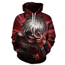 Japan anime Tokyo Ghoul Hoodies Mens Hooded Pullovers Ken Kaneki Printed Male Hoody 3D Printing Hooded Sweatshirts jacket coat 2024 - buy cheap