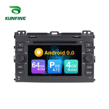Android 9.0 Core PX6 A72 Ram 4G Rom 64G Car DVD GPS Multimedia Player Car Stereo For TOYOTA PRADO Cruiser 120 radio headunit 2024 - buy cheap