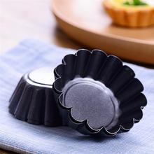 12pcs Non-stick Tart Mold Carbon Steel Mini Tart Pans Cupcake Reusable Egg Tart Tartlet Baking Mold Muffin Cup 2024 - buy cheap