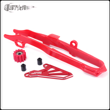 Piñón de cadena protectora delantero para motocicleta CNC, juego de rodillos deslizantes para HONDA CR250R 02-07 CRF250R 04-09 CRF250X CRF450R, Color Rojo 2024 - compra barato