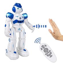 Интеллектуальный робот, Многофункциональный робот танцующий мальчик с зарядкой, движущейся музыкой, дистанционным управлением, управлением жестами, игрушка для детей, подарок 2024 - купить недорого
