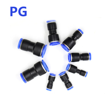 Pneumatic Fitting 4mm 6mm 8mm 10mm 12mm 14mm 16mm OD Tube One Touch Push In Straight Union Fitting Plastic Quick Connector 2024 - buy cheap