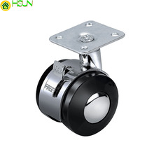 1.5 inch / 2.0 inch Thick zinc alloy casters Flat swivel casters with brakes Furniture coffee table Steering wheel 2024 - buy cheap