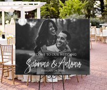 Welcome To Our Wedding Welcome Sign Personalized Name and Date wedding Rustic Decoration Guest Entrance Welcome Sign 2024 - buy cheap