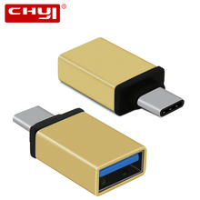 CHYI-Adaptador USB tipo C 3,0 a USB3.0 Hub, transferencia de alta velocidad, Mini USB OTG portátil, divisor para Macbook, ordenador portátil y teléfono 2024 - compra barato