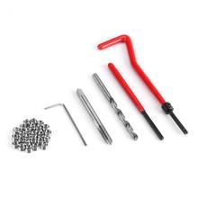 Kit de reparação de rosca m6 m8, 30 peças kit de rosca inserção compatível com ferramentas manuais para reparo de automóvel, chave de torneira, broca 2024 - compre barato