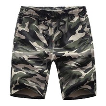 Bermuda masculina de verão, nova coleção premium, fit relaxado, sarja de algodão militar, cargo, curta, estampa casual com cinto, praia, bermuda de camuflagem masculina 2024 - compre barato