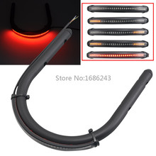 Tubo cafe racer trava para banco traseiro, aro, luzes led, seta de curva, para honda cg125 zj125 2024 - compre barato