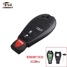 Dandkey 3+1 5 Buttons Fob For Dodge Jeep Chrysler 300 Charger Magnum M3N5WY783X IYZ-C01C 433Mhz Smart Remote Control Car Key 2024 - buy cheap