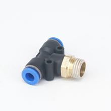 LOT 5 1/4" BSP male to Fit Tube O/D 6mm Pneumatic Tee 3 Way Push In Connector Union Quick Release Air Fitting Plumbing 2024 - buy cheap