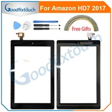 7,0 ''для Amazon Kindle Fire HD7 HD 7 2017 планшет Передний сенсорный экран дигитайзер панель сенсор стекло объектив Запасные части 2024 - купить недорого