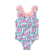 Focusnorm New Fashion Toddler Infant Baby Girls Floral Watermelon Swimsuit Swimwear Swimming Bikini 2024 - buy cheap