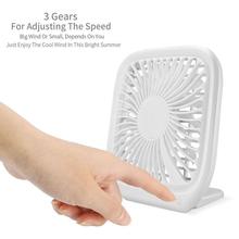 Portable Mini USB Fan  Noiseless Desktop 5V/7V/9V Electric Fan Ultra-thin Three-speed Air Cooler USB Fans Cooling Desk Table 2024 - buy cheap