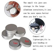 Aluminum storage box Tin Jars 24 Pcs 1oz 30ml 2oz 60ml Cosmetic Containers Round Cans with Screw Cap Lid for DIY Crafts 2024 - buy cheap