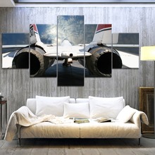 5 Panel Jet Fighter4 war Canvas Printed Painting For Living Room Wall Decor HD Picture Artworks Poster5 2024 - buy cheap