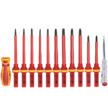 13PCS CR-V 1000V VDE Insulated Torx Screwdriver Bit Set Magnetic Electrician Screw Drivers Repair Tool with Voltage Tester Tool 2024 - buy cheap