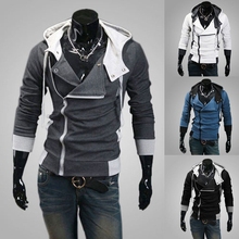 Men's Winter Slim Hoodie Warm Hooded Sweatshirt Coat Jacket Outwear 2024 - buy cheap