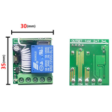 DIY Electrical Remote Control Receiver Relay Switches 1CH DC12V AC22V RF 433MHz 100M Wireless Relay Switch 2024 - buy cheap