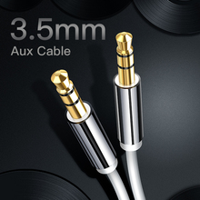 IHaitun 3,5mm Jack Aux Cable de audio de 3,5mm Cable de altavoz macho a macho para iPhone 5 6 Xiaomi Redmi 4X Cable de auriculares de coche Cable MP3 2024 - compra barato