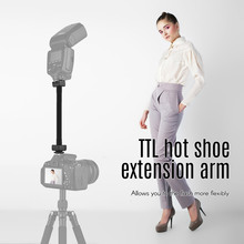 Flexible E-TTL Hot Shoe Extension Shelf pole Flash Light Speedlite Bracket for Canon EOS DSLR Cameras for Nikon DSLR Cameras 2024 - buy cheap