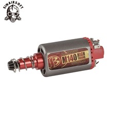 Sinairsoft terminator m140 motor de alto torque, tipo giro alto, eixo longo aeg airsoft, acessórios de caça para m4 m16 mp5 g3 p90 2024 - compre barato