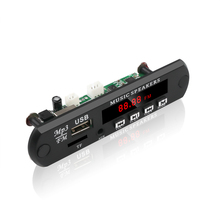 Car MP3 Player WMA WAV Decoder Board Adapter  FM Radio USB TF Card 3.5 mm Audio Module 5V 12V With Remote Control 2024 - buy cheap