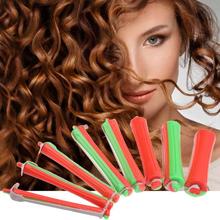 80pcs/set Hair Roller Curling Curler Rubber Band DIY Cold Perm Rod Professional Salon Hair Clip Hairdressing Maker Styling Tools 2024 - buy cheap