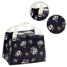 2019 New Functional Pattern Cooler Lunch Box Portable Insulated Canvas Lunch Bag Thermal Food Picnic Lunch Bags For Women Kids 2024 - buy cheap