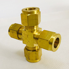 9.52mm four-way connector, mist cooling system pipe connector, brass quick connector connector 2024 - buy cheap