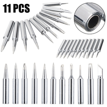 11pcs Lead Free Welding Tips Soldering Screwdriver Iron Tip Replacement Parts for Hakko 900M/933/936 Soldering Station 2024 - buy cheap