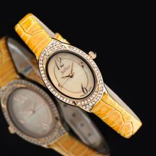 Relógio feminino julios 5 cores, com pulseira de couro, elegante, retrô, sem caixa 2024 - compre barato