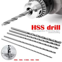 5 PCS 150 Mm Lengthened White HSS Twist Drill Bit Twist Drill Straigth Shank Auger Drilling 2024 - buy cheap