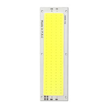 Новое поступление 120x36 мм 12 В 20 Вт Светодиодная лампа COB Чип осветительная доска 6500 к холодный белый ультра яркая светодиодная лампа для DIY работы автомобиля лампа 2024 - купить недорого