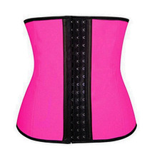 Latex Underbust Corset 3 Hooks Leopard Sliming Lingerie Rubber Belt Waist Trainer Bustier Plus Size XS-6XL sey corsets 2024 - buy cheap