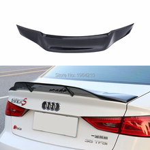 Car Styling Exterior Carbon Fiber Modified Rear Spoiler Tail Trunk Lip Wing Decoration Fit For Audi A3 S3 4 doors 2014 2015 2016 2024 - buy cheap