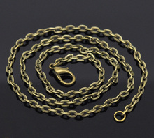 DoreenBeads 12 Bronze Tone Lobster Clasp Link Chain Necklaces 20" (B13012) yiwu 2024 - buy cheap