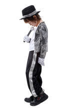 Child Carnival Purim Michael Jackson Costume King Of Pop MJ Cosplay For Kids Boy Halloween Stage Show Party Fancy Dress 2024 - buy cheap