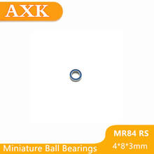 2019 Real New Mr84rs Bearing Abec-3 (50pcs) 4*8*3 Mm Miniature Mr84-2rs Ball Bearings Rs Mr84 2rs With Blue Sealed L-840dd 2024 - buy cheap