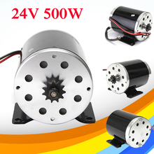 MY1020 24V 500W 28.5A Electric Brushed Motor 2800Rpm with bracket For Scooter E-Bike Mini Bike Go Kart 2024 - buy cheap