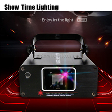 Show Time DJ Laser Stage Light Full Color 96 RGB Patterns Projector Stage Effect Lighting For Disco Xmas Party 1 Head Laser 2024 - buy cheap