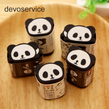 Kawaii Cuttable Pencil Eraser for kids Cartoon Cute Panda Set  Bear Erasers Rubber Borrach Can Be Cut Into Pcs School Supplies 2024 - buy cheap