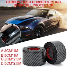Car Stickers 5D Carbon Fiber Rubber Styling Door Sill Protector Goods For KIA Toyota BMW Audi Mazda Ford Hyundai etc Accessories 2024 - buy cheap